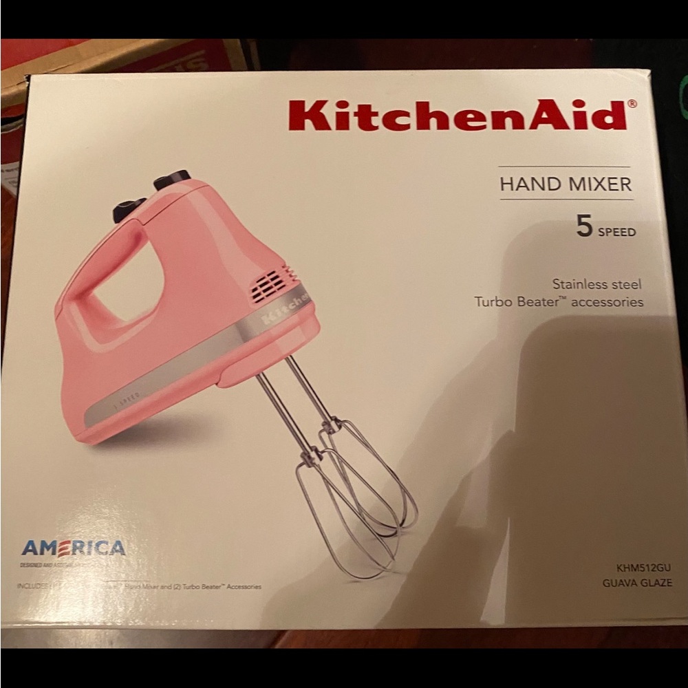 KitchenAid Pink Hand Mixer 💕